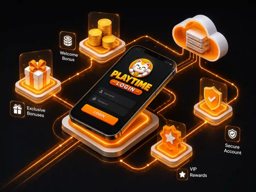 compressed_Playtime app ecosystem in neon glow compressed_Playtime app ecosystem in neon glow