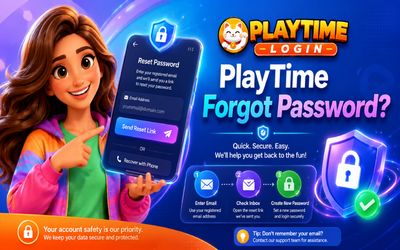 playtime forgot password